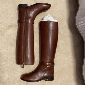 Brand New Tory Burch Riding Boots 5.5 Brown